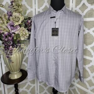 Jos. A. Bank Reserve NWT Men's Traditional Fit Purple Plaid Dress Shirt Size L